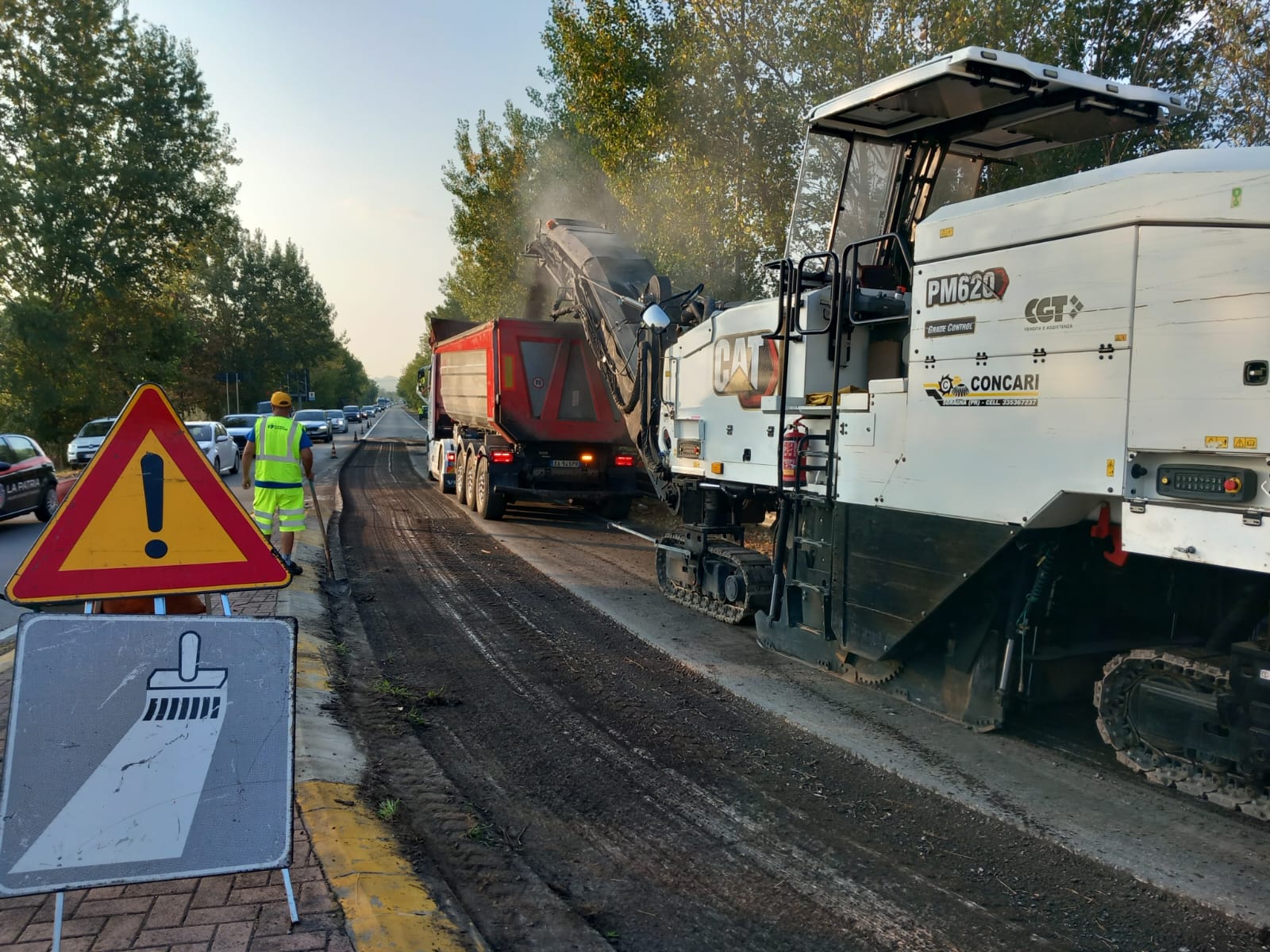lavori stradali immagine di repertorio